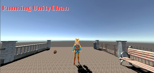 Running UnityChan Title @IDEALENS