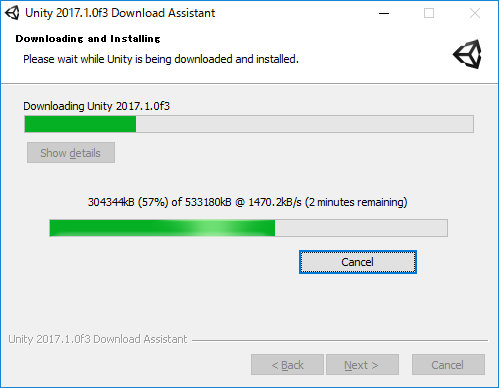 UnityDownloadAssistant 2017.1.0f3 Install