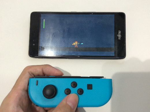 Unity 2D ドットユニティちゃんゴーストバスター Android Joy-Con